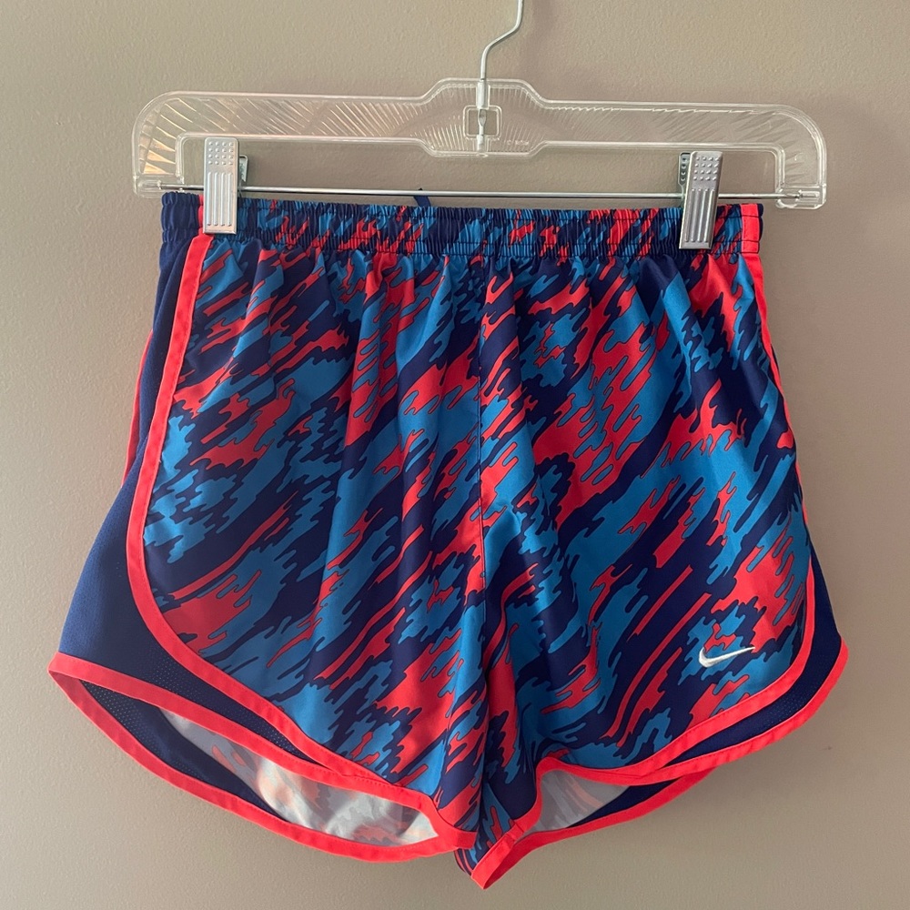 Nike Women’s running shorts red blue size small